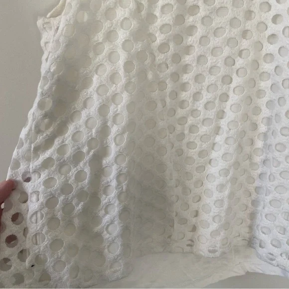 Anthropologie | Sunday in Brooklyn White Polka Dot V-Neck Tank Top Size XS - Picture 5 of 6